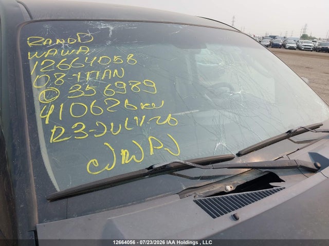 12664056 :رقم المزاد ، 1N6AA07C78N356989 vin ، 2008 Nissan Titan Xe مزاد بيع