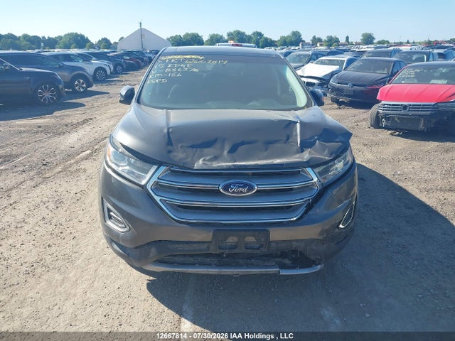 12667814 :رقم المزاد ، 2FMPK3J88FBB36376 vin ، 2015 Ford Edge Sel مزاد بيع