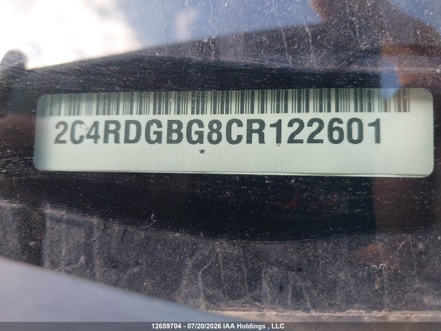Продаж на аукціоні авто 2012 Dodge Grand Caravan Se/sxt, vin: 2C4RDGBG8CR122601, номер лоту: 12659704