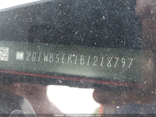 Продаж на аукціоні авто 2011 Chevrolet Impala Lt, vin: 2G1WB5EK1B1218797, номер лоту: 12663941