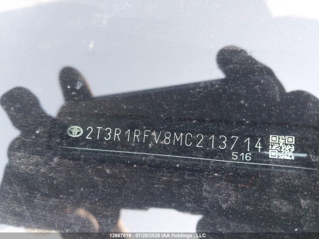 Aukcja sprzedaży 2021 Toyota Rav4 Xle/xle Premium, vin: 2T3R1RFV8MC213714, numer aukcji: 12667819