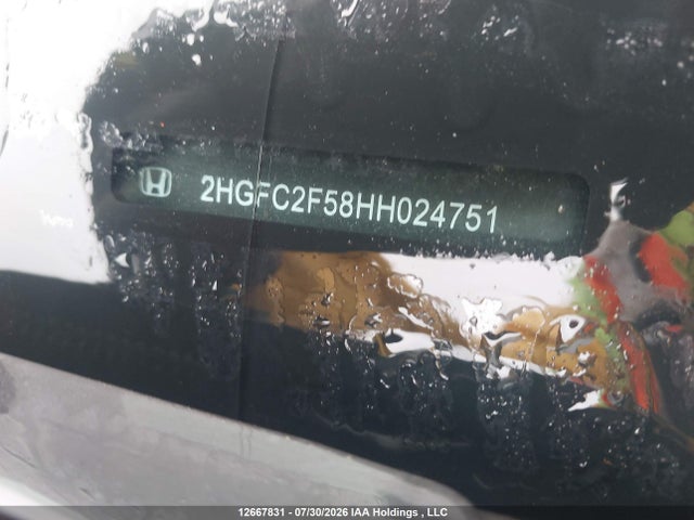 2HGFC2F58HH024751 Honda Civic