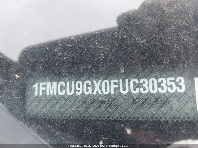 Ford ESCAPE SE 2015 1FMCU9GX0FUC30353 Image 9