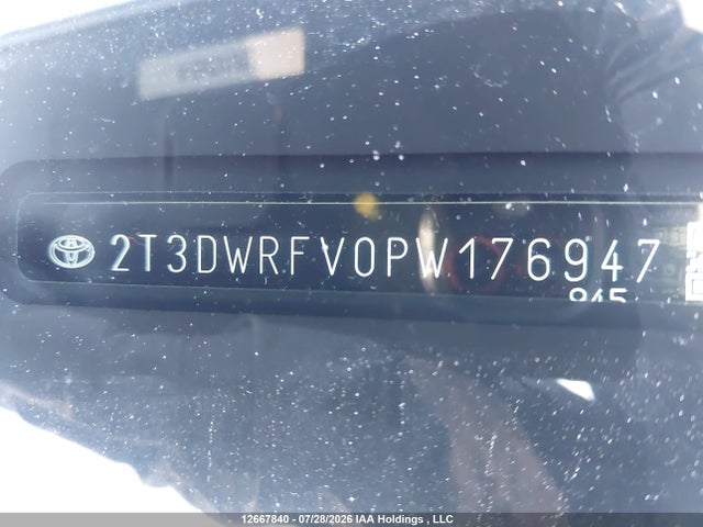 2T3DWRFV0PW176947 Toyota Rav4 Limited