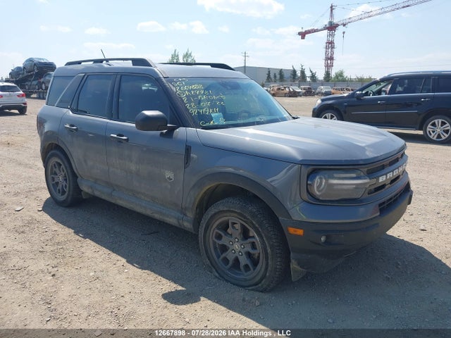2021 Ford Bronco Sport Big Bend მანქანა იყიდება აუქციონზე, vin: 3FMCR9B68MRA27781, აუქციონის ნომერი: 12667898