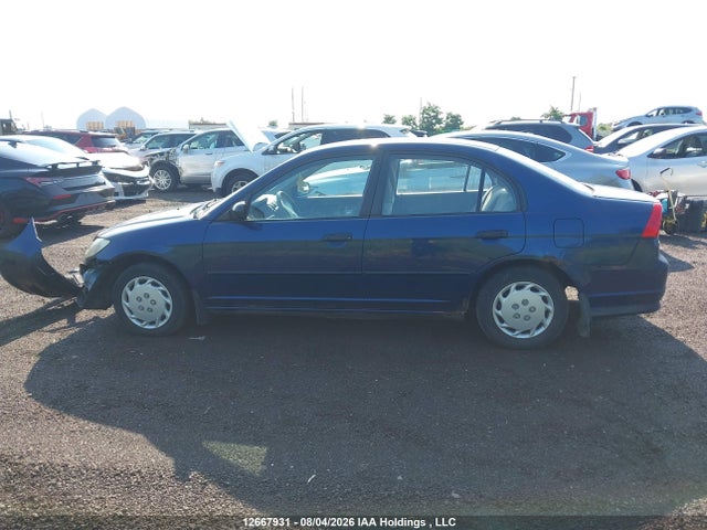 2005 Honda Civic Se მანქანა იყიდება აუქციონზე, vin: 2HGES16395H011087, აუქციონის ნომერი: 12667931