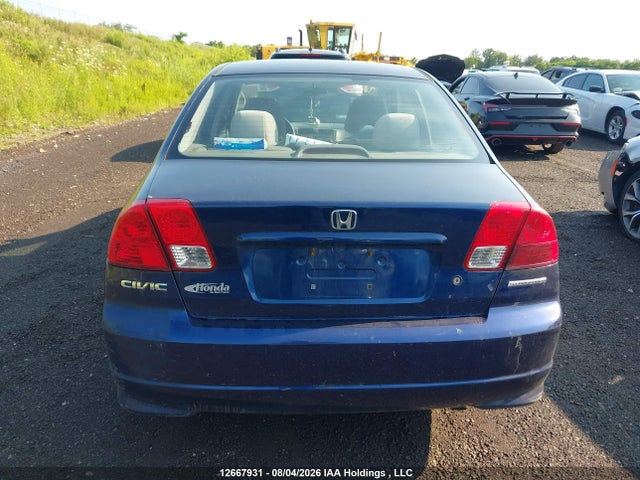2005 Honda Civic Se მანქანა იყიდება აუქციონზე, vin: 2HGES16395H011087, აუქციონის ნომერი: 12667931