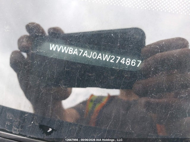 Продажа на аукционе авто 2010 Volkswagen Golf, vin: WVWBA7AJ0AW274867, номер лота: 12667956