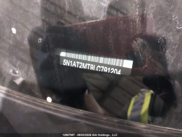 12667957 :رقم المزاد ، 5N1AT2MT9LC791204 vin ، 2020 Nissan Rogue S/sl/sv مزاد بيع