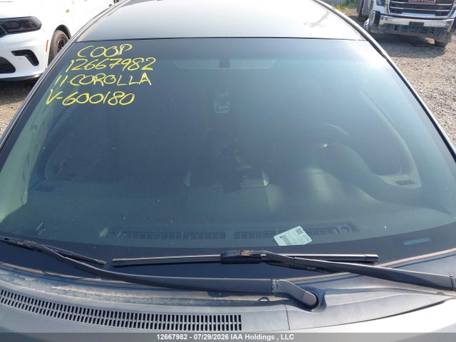 2011 Toyota Corolla Ce მანქანა იყიდება აუქციონზე, vin: 2T1BU4EE0BC600180, აუქციონის ნომერი: 12667982