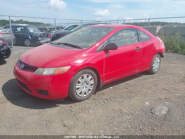2006 Honda Civic Dx მანქანა იყიდება აუქციონზე, vin: 2HGFG12216H012027, აუქციონის ნომერი: 12667995