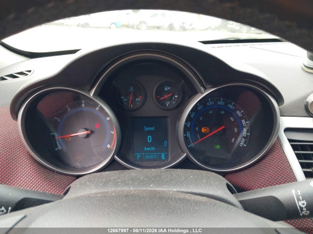 12667997 :رقم المزاد ، 1G1PG5S94B7181951 vin ، 2011 Chevrolet Cruze Lt Turbo مزاد بيع