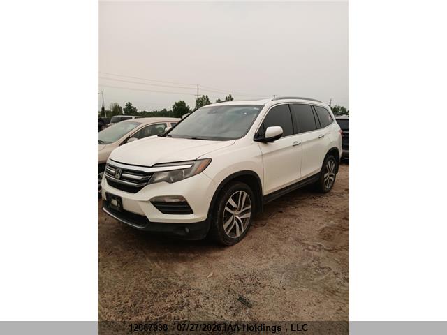 2016 Honda Pilot Touring მანქანა იყიდება აუქციონზე, vin: 5FNYF6H98GB511023, აუქციონის ნომერი: 12667998