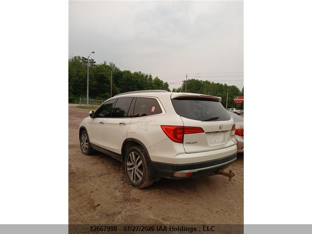 2016 Honda Pilot Touring მანქანა იყიდება აუქციონზე, vin: 5FNYF6H98GB511023, აუქციონის ნომერი: 12667998
