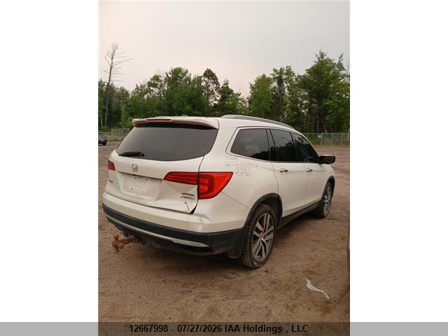 2016 Honda Pilot Touring მანქანა იყიდება აუქციონზე, vin: 5FNYF6H98GB511023, აუქციონის ნომერი: 12667998