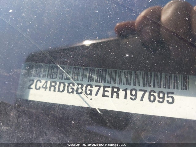 Продаж на аукціоні авто 2014 Dodge Grand Caravan, vin: 2C4RDGBG7ER197695, номер лоту: 12668001