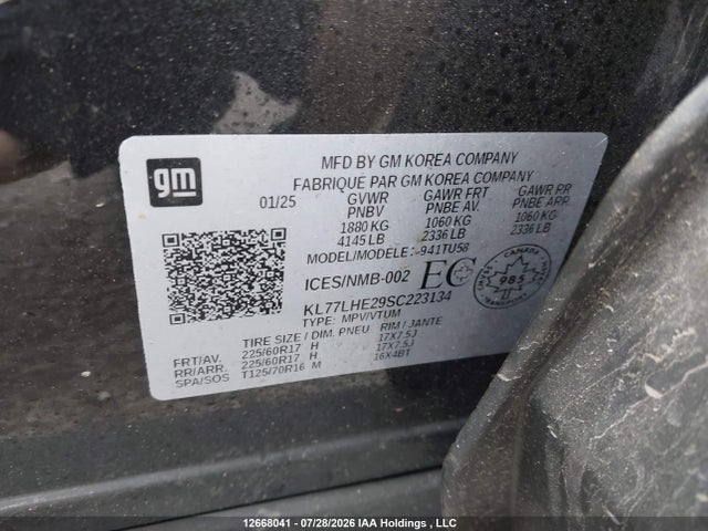 Chevrolet TRAX 1LT 2025 KL77LHE29SC223134 Image 19