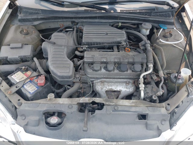 2005 Honda Civic Dx Vp მანქანა იყიდება აუქციონზე, vin: 2HGES163X5H034118, აუქციონის ნომერი: 12668104