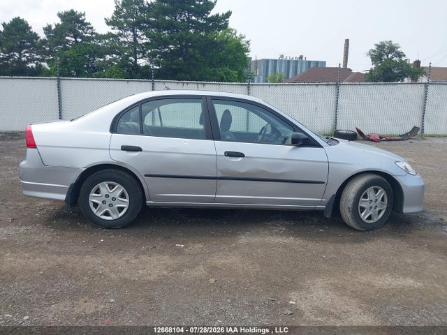 2005 Honda Civic Dx Vp მანქანა იყიდება აუქციონზე, vin: 2HGES163X5H034118, აუქციონის ნომერი: 12668104