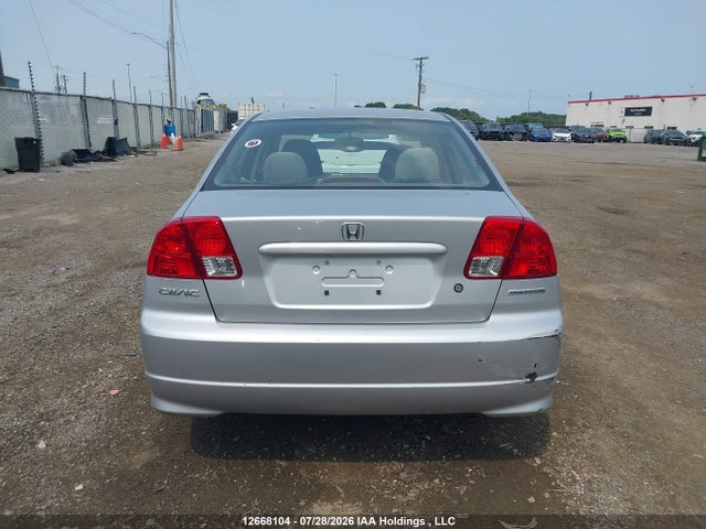2005 Honda Civic Dx Vp მანქანა იყიდება აუქციონზე, vin: 2HGES163X5H034118, აუქციონის ნომერი: 12668104