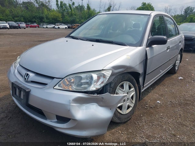 2005 Honda Civic Dx Vp მანქანა იყიდება აუქციონზე, vin: 2HGES163X5H034118, აუქციონის ნომერი: 12668104
