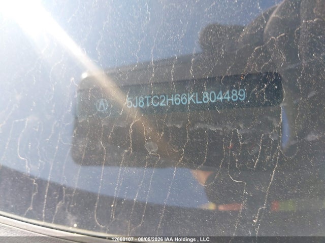 Aukcja sprzedaży 2019 Acura Rdx, vin: 5J8TC2H66KL804489, numer aukcji: 12668107