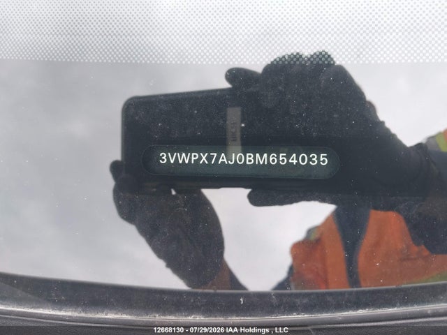 Aukcja sprzedaży 2011 Volkswagen Golf 2.5l Comfortline/2.5l Trendline, vin: 3VWPX7AJ0BM654035, numer aukcji: 12668130