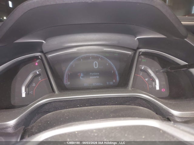 2019 Honda Civic Sport მანქანა იყიდება აუქციონზე, vin: 2HGFC4A8XKH401214, აუქციონის ნომერი: 12668188
