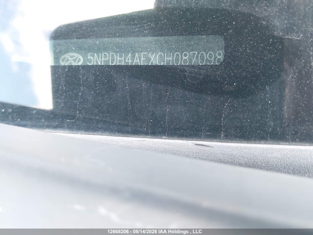 12668206 :رقم المزاد ، 5NPDH4AEXCH087098 vin ، 2012 Hyundai Elantra مزاد بيع