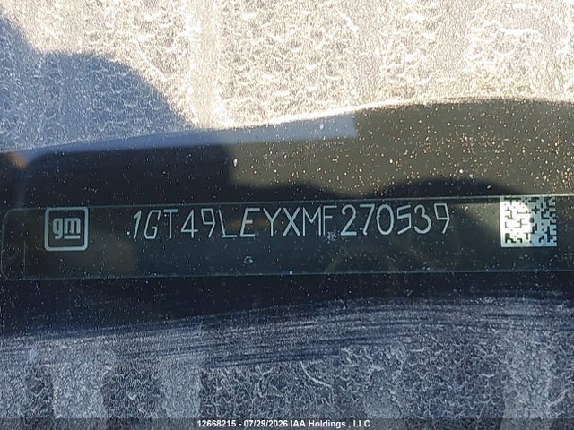 1GT49LEYXMF270539 GMC Sierra K2500 Heavy Duty