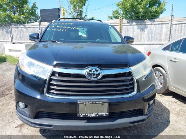 Продажа на аукционе авто 2014 Toyota Highlander Xle, vin: 5TDJKRFH1ES033335, номер лота: 12668228