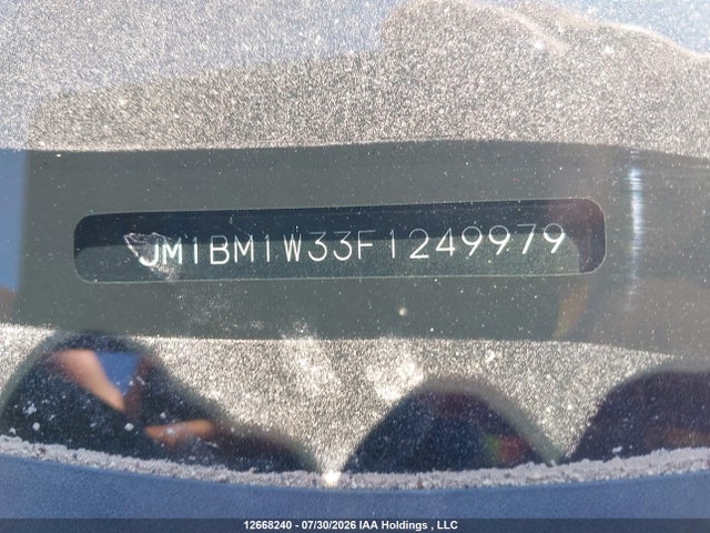 12668240 :رقم المزاد ، JM1BM1W33F1249979 vin ، 2015 Mazda 3 Grand Touring مزاد بيع