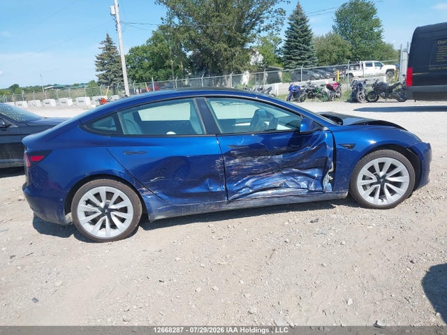Auction sale of the 2022 Tesla Model 3 Long Range, vin: 5YJ3E1EB3NF238660, lot number: 12668287