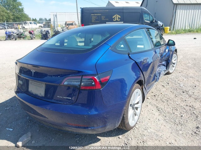 Auction sale of the 2022 Tesla Model 3 Long Range, vin: 5YJ3E1EB3NF238660, lot number: 12668287