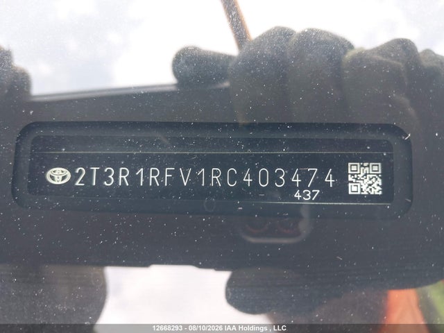 Продаж на аукціоні авто 2024 Toyota Rav4 Xle, vin: 2T3R1RFV1RC403474, номер лоту: 12668293