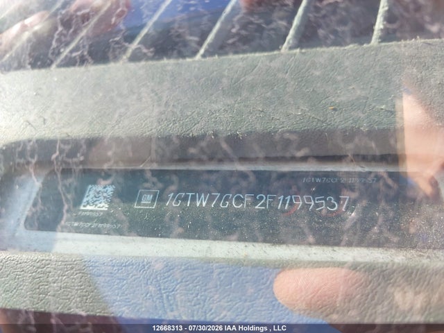 Aukcja sprzedaży 2015 Gmc Savana G2500, vin: 1GTW7GCF2F1199537, numer aukcji: 12668313