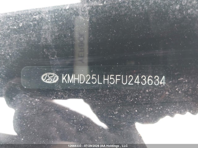 Aukcja sprzedaży 2015 Hyundai Elantra Gt L, vin: KMHD25LH5FU243634, numer aukcji: 12668333