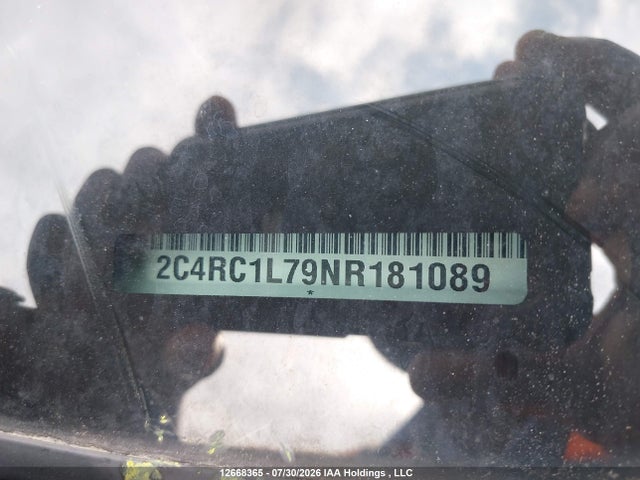 2C4RC1L79NR181089 Chrysler Pacifica Hybrid Touring L