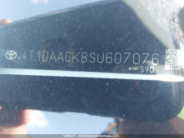 4T1DAACK8SU607076 Toyota Camry Xse/xle/le/se