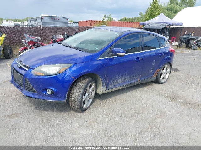 12668386 :رقم المزاد ، 1FADP3N20DL191311 vin ، 2013 Ford Focus Titanium مزاد بيع