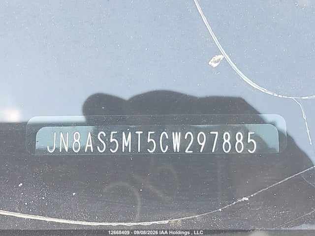 Aukcja sprzedaży 2012 Nissan Rogue Sv, vin: JN8AS5MT5CW297885, numer aukcji: 12668409