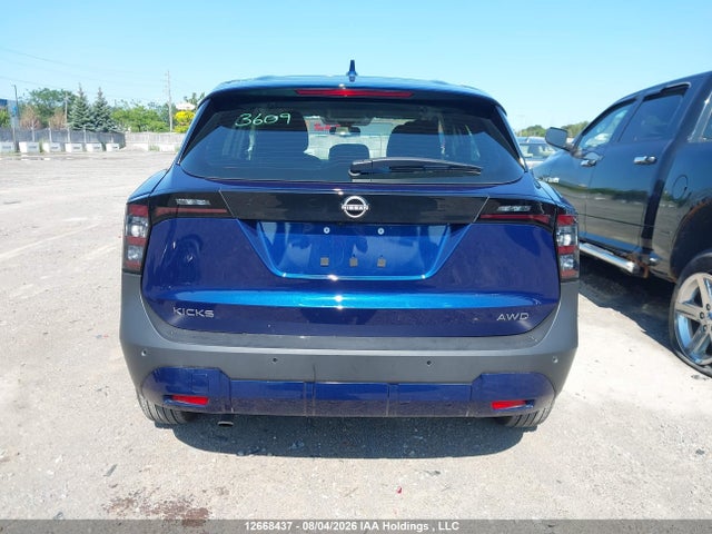 Продажа на аукционе авто 2025 Nissan Kicks S, vin: 3N8AP6BB6SL410717, номер лота: 12668437