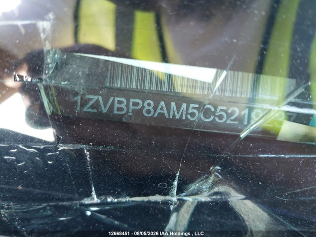 Aukcja sprzedaży 2012 Ford Mustang V6 Premium, vin: 1ZVBP8AM5C5219237, numer aukcji: 12668451