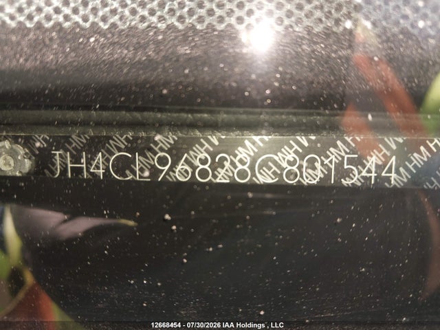 12668454 :رقم المزاد ، JH4CL96828C801544 vin ، 2008 Acura Tsx مزاد بيع