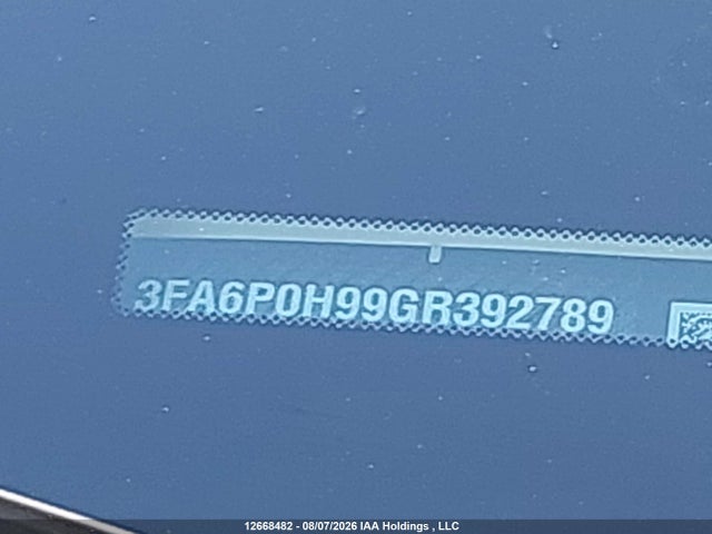 Ford FUSION SE 2016 3FA6P0H99GR392789 Image 9