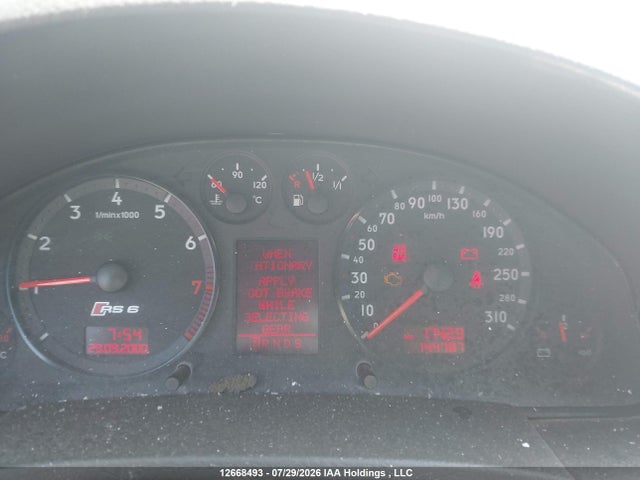 Aukcja sprzedaży 2004 Audi Rs6 4.2, vin: WUAPV54B24N901231, numer aukcji: 12668493