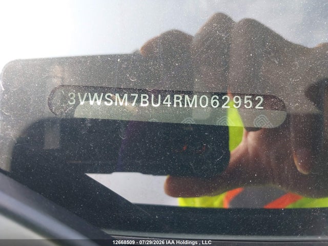2024 Volkswagen Jetta Comfortline მანქანა იყიდება აუქციონზე, vin: 3VWSM7BU4RM062952, აუქციონის ნომერი: 12668509