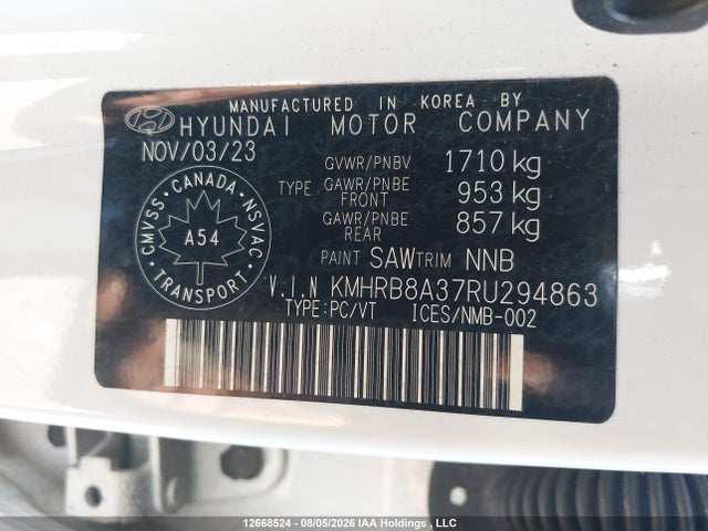 Hyundai Venue Essential 2024 KMHRB8A37RU294863 Image 9