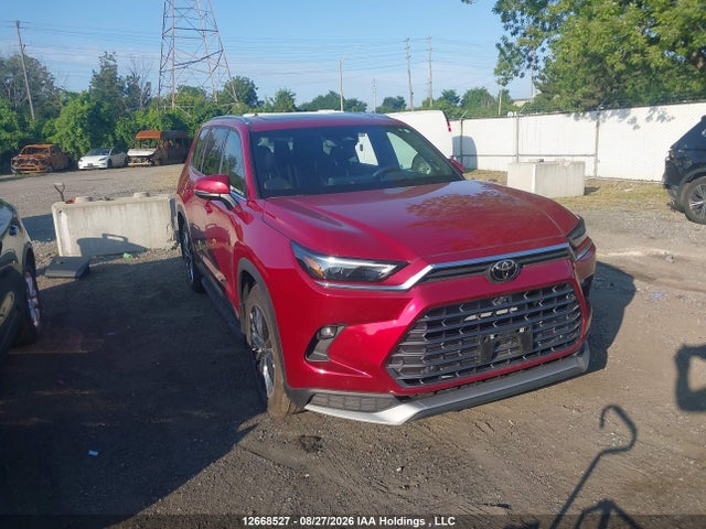 12668527 :رقم المزاد ، 5TDADAB59RS010186 vin ، 2024 Toyota Grand Highlander Hybrid Platinum مزاد بيع