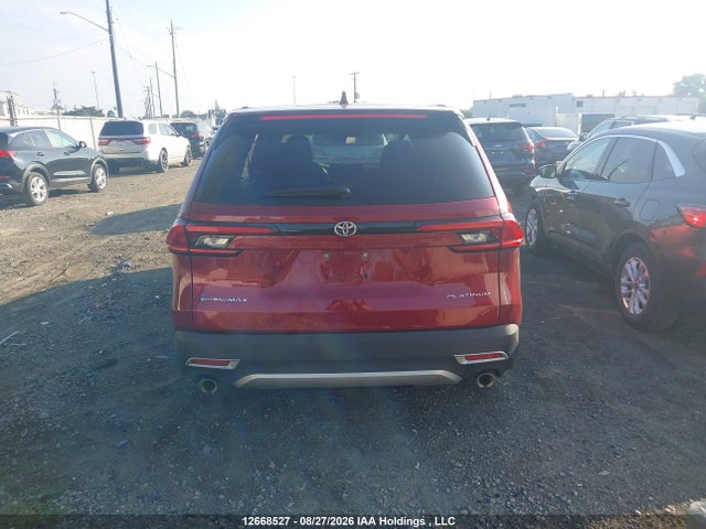 12668527 :رقم المزاد ، 5TDADAB59RS010186 vin ، 2024 Toyota Grand Highlander Hybrid Platinum مزاد بيع